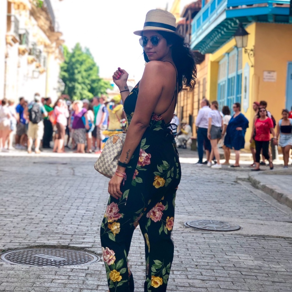 Urban Outfitters Floral Black Jumpsuit / MAKE ME AN OFFER!!